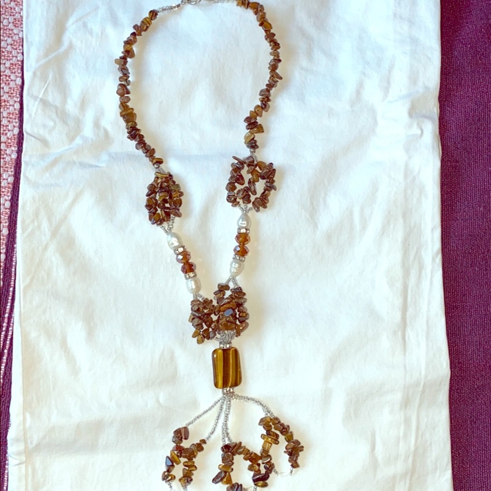 Mexican brown necklace